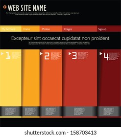 Modern web site template