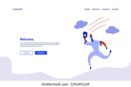 modern web template baseball 