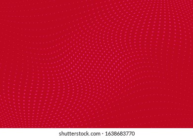 Modern web template with pink halftone on purple background. Monochrome backdrop. Dynamic effect. Decoration element. Colorful background vector. Geometric style. Vector symbol. Round shape.