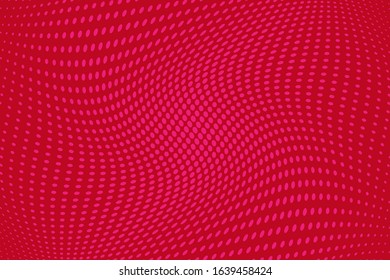 Modern web template with pink halftone on purple background. Monochrome backdrop. Dynamic effect. Decoration element. Colorful background vector. Geometric style. Vector symbol. Round shape.
