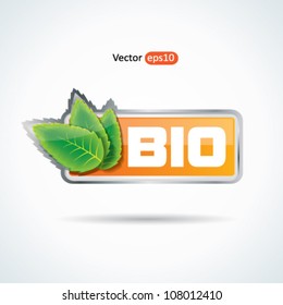 Modern web2 bio button