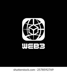 Modern web3 logo design template.