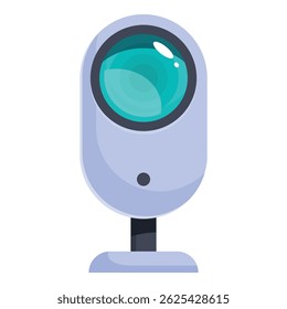 Modern webcam is recording, perfect for video conferencing and streaming needs