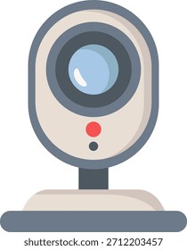 Video Una cámara web moderna con un diseño elegante, perfecta para trabajo remoto, reuniones virtuales y transmisión en vivo, lo que garantiza una calidad clara.