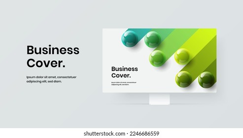 Modern website design vector layout. Simple display mockup web project template.