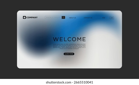 Modelo de site moderno com design acolhedor e navegação de fácil utilização para empresas