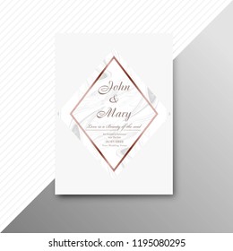 Modern wedding invitation card background