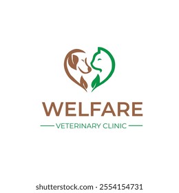 Modern welfare with veterinary clinic