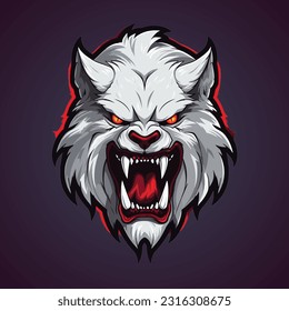 Modern Werewolves Mascot Logo Design: Vector Illustration for Esport and Sport Team, Badge, Emblem, T-Shirt Printing