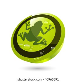 modern wet frog sign