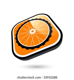 modern wheel sign