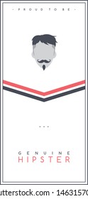 modern whiskers mustache beard hipster gentleman guy man boy society flyer brochure template