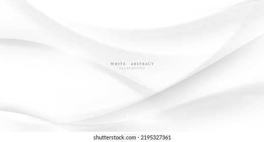 Modern White Abstract Background Design Vector Illustration