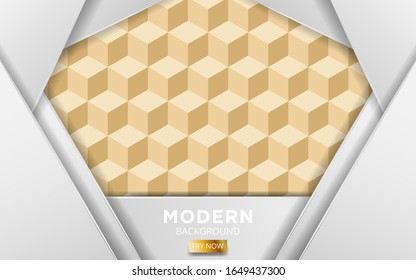fondo abstracto blanco moderno, 
plantilla digital.