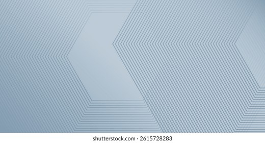 Modern white abstract background with hexagon lines texture. suitable for wallpaper abstract