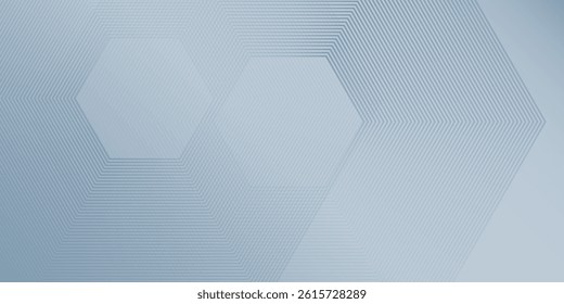 Modern white abstract background with hexagon lines texture. suitable for wallpaper abstract simple art design