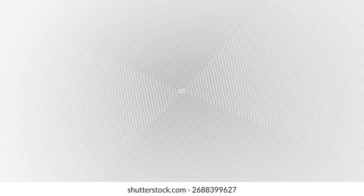 Fondo abstracto blanco moderno, el aspecto de acero inoxidable, líneas cuadradas sobre un fondo gris. Ilustración vectorial