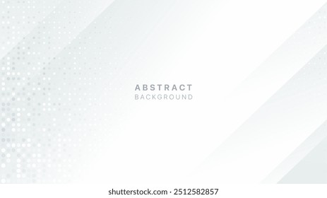 Modern white abstract background, vector template design