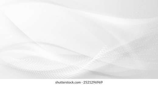 Modern white abstract background vector illustration.