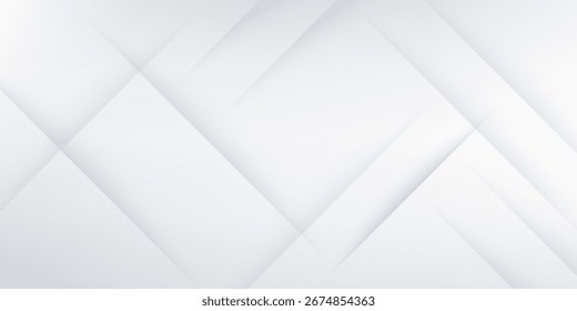 Fondo geométrico Abstractas blanco moderno con Formas superpuestas. Composición de Formas dinámicas eps 10.