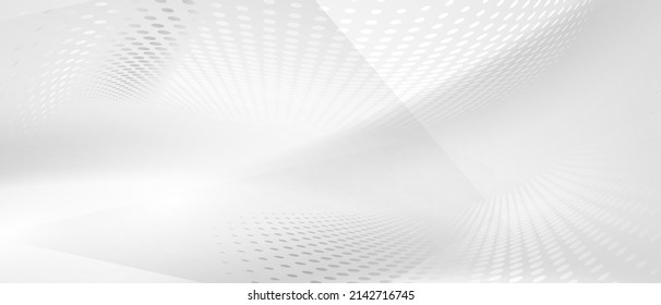 Modern white abstract technology background design vector illustration
