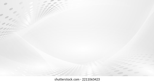 Modern white abstract technology background design vector illustration