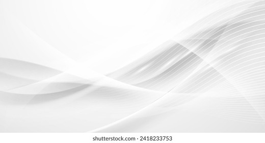 ilustración vectorial de fondo de tecnología abstracta blanca moderna