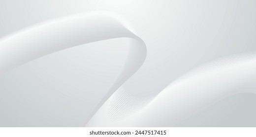 Modern white abstract vector illustration.