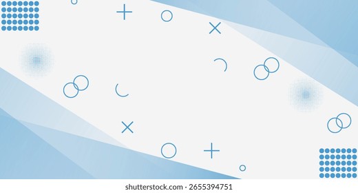 Fundo branco moderno fundo azul triângulo abstrato fundo. Mínimo. Banner da Web. Forma geométrica. efeito 3d. Linhas listram triângulos. Design. Futurista. Corte o papel ou o efeito do metal. Luxo. Premium.