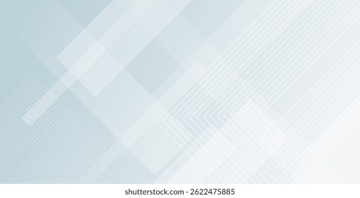 Modern white background with clean geometric shapes. Abstract business wallpaper design. Ideal for technology banners, presentations, websites, and professional digital projects. Vector illustration.