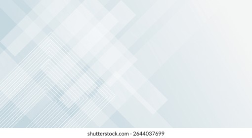 Modern white background with clean geometric shapes. Abstract business wallpaper design. Ideal for technology banners, presentations, websites, and professional digital projects. Vector illustration.