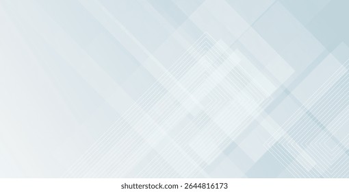 Fondo blanco moderno con Formas geométricas limpias. Abstractas diseño de Fondo de pantalla de negocios. Ideal para Anuncios de tecnología, presentaciones, Sitios web y proyectos digitales profesionales. Ilustración vectorial.