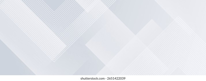 Modern white background with clean geometric shapes. Abstract business wallpaper design. Ideal for technology banners, presentations, websites, and professional digital projects. Vector illustration.