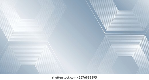 Modern white background with dynamic wavy hexagon texture. suitable for wallpaper  poster  banner abstract simple art