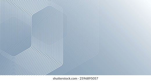 Modern white background with dynamic wavy hexagon texture. suitable for wallpaper poster banner background abstract simple