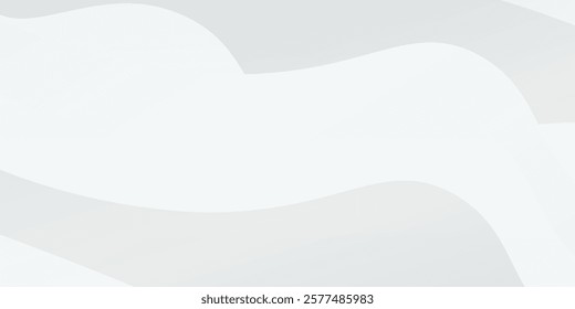 Modern white background with gradient color and artistic dynamic line art simple