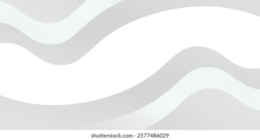 Modern white background with gradient color and artistic dynamic line art simple modern abstract