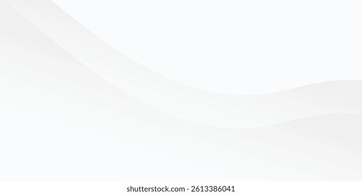 Modern white background with gradient color and artistic dynamic line decoration design abstract simple