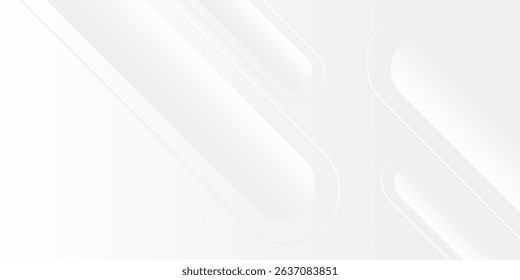 Modern white background. Minimal geometric white light background abstract