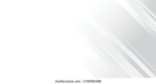 Modern white background with silver light shiny box square rectangle effect vector illustration. Abstract background with modern corporate and business concept