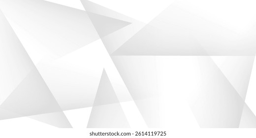 Modern White Background. Technology Banner. Vector Illustration. Abstract Business Wallpaper