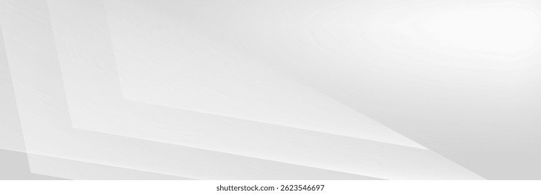 Moderner weißer Hintergrund. Technologie-Banner. Vektorgrafik. Abstraktes Hintergrundbild für Unternehmen