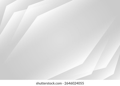 Modern White Background. Technology Banner. Vector Illustration. Abstract Business Wallpaper