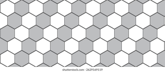 Modern white background textured with abstract hexagon pattern.vector
