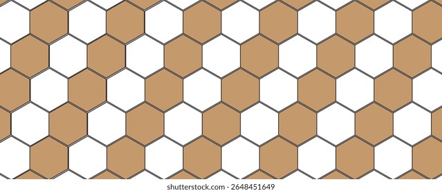 Modern white background textured with abstract hexagon pattern.vector
