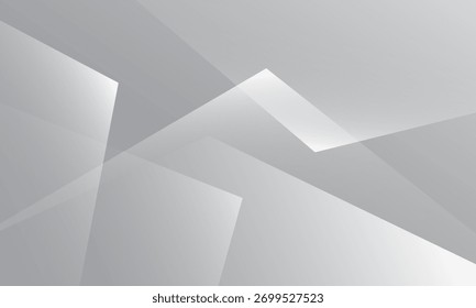 Modern white background with triangles. Vector illustration
