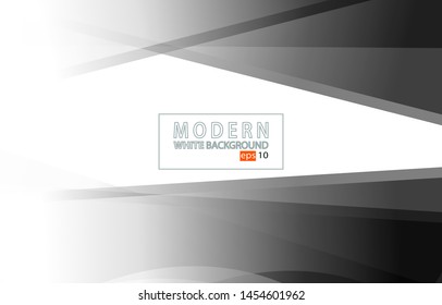 Modern white background.Abstract silver background vector. 