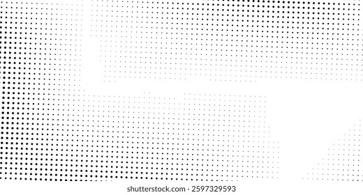Modern white and black sand wallpaper. Retro pixelated backdrop. Anime or manga style comic overlay. Vector graphic design textured abstract simple modern