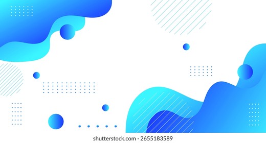 Fundo abstrato branco e azul moderno com elementos geométricos, ideal para design corporativo ou de aplicativo