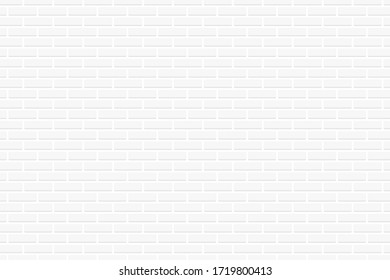 Modern White Brick Wall Texture For Wallpaper,background,gallery,vector Illustration.